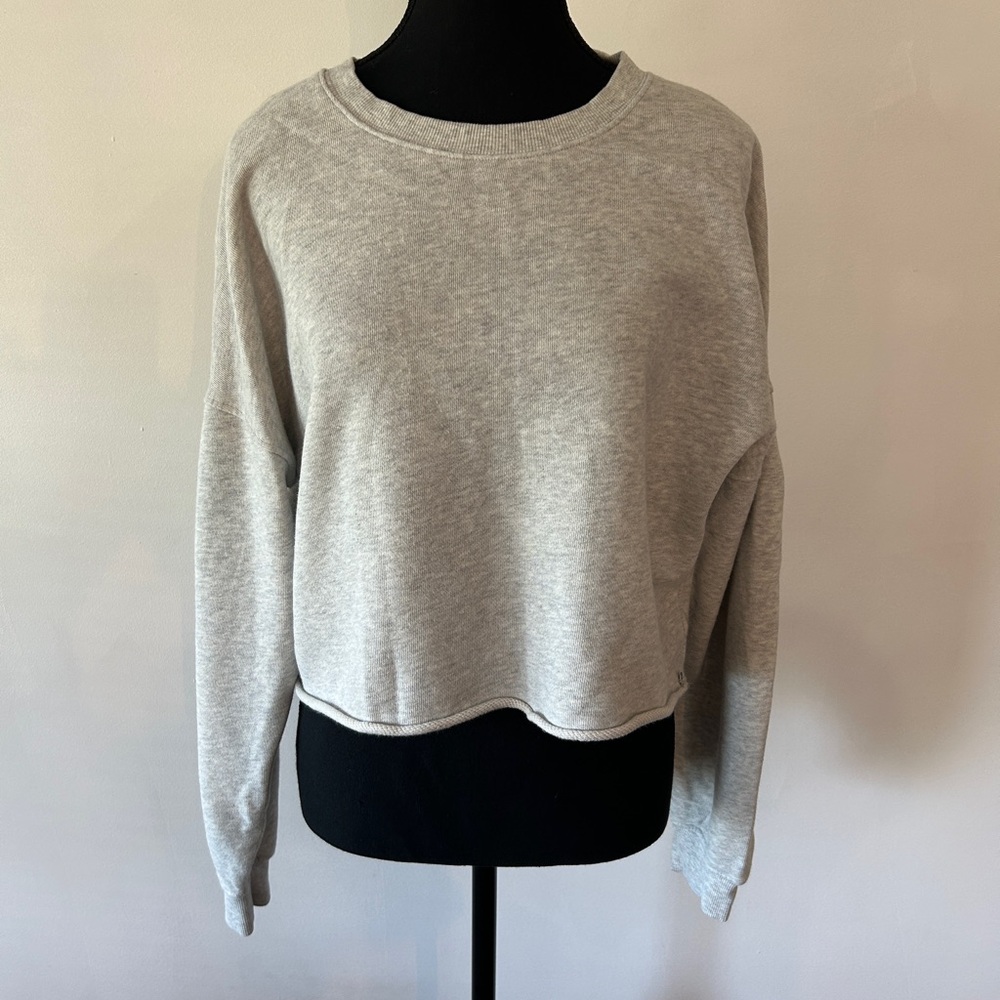 Gray Women's Crop Top